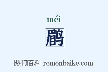 鹛是什么意思的图片